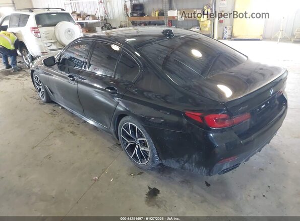 WBA13BK09NCH97228 2022 BMW M5 Черный Задняя левая четверть
