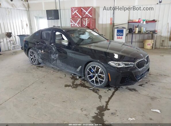 WBA13BK09NCH97228 2022 BMW M5 Черный Передняя правая четверть