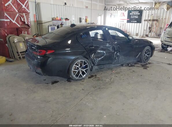 WBA13BK09NCH97228 2022 BMW M5 Черный Задняя правая четверть