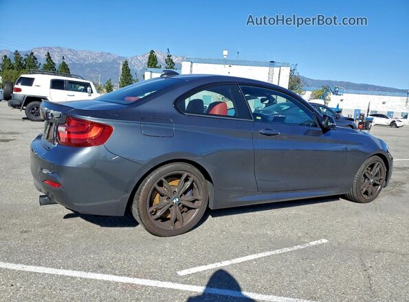 WBA1J7C52GV290060 2016 BMW M2 Серый Задняя правая четверть