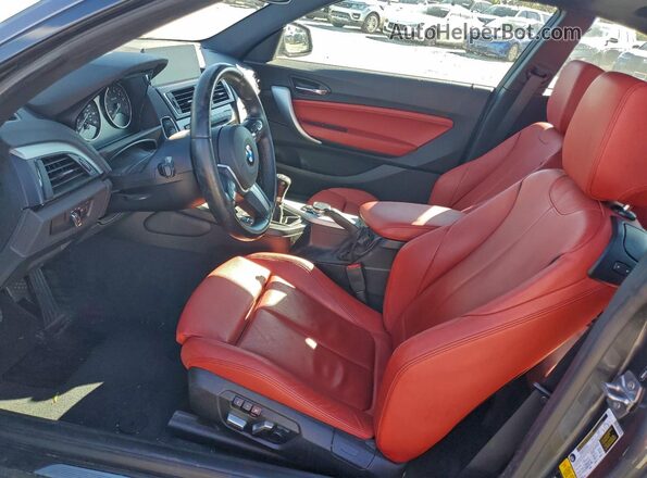 WBA1J7C52GV290060 2016 BMW M2 Серый Вид салона спереди