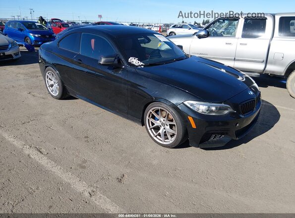 WBA1J7C5XGV359710 2016 BMW M2 Черный Передняя правая четверть