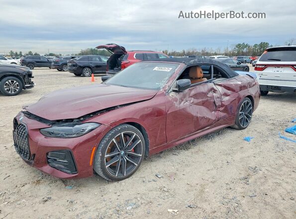 WBA23AT0XPCL16545 2023 BMW OTHER Maroon Vista tres cuartos delantera izquierda