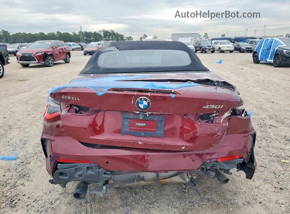 WBA23AT0XPCL16545 2023 BMW OTHER Maroon Vista trasera
