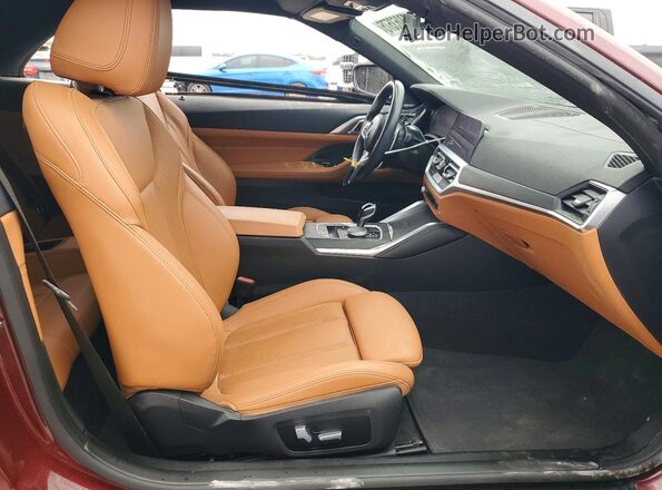 WBA23AT0XPCL16545 2023 BMW OTHER Maroon Vista interior delantera