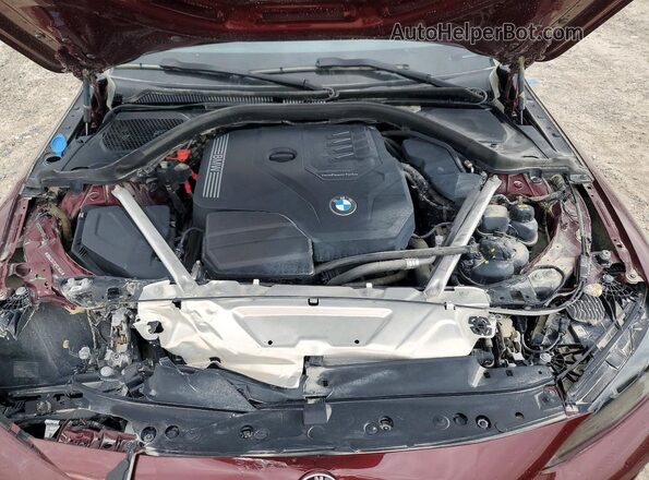 WBA23AT0XPCL16545 2023 BMW OTHER Maroon Vista interior trasera
