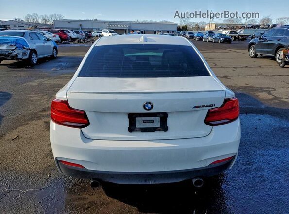 WBA2J5C50JVB27801 2018 BMW M2 White უკანა ხედი