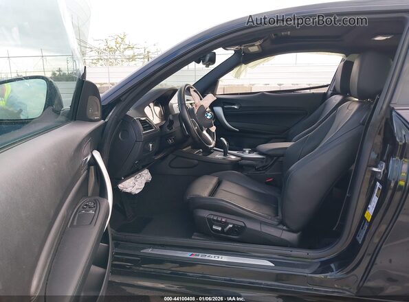 WBA2J5C57KVC07694 2019 BMW M2 Black Вид салону спереду