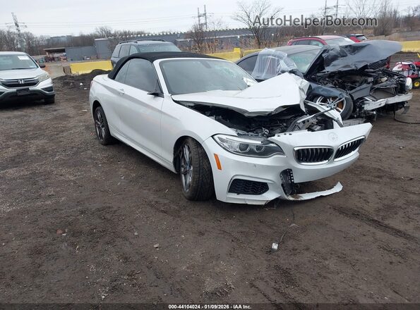 WBA2L1C36HV666710 2017 BMW M2 Белый Передняя правая четверть