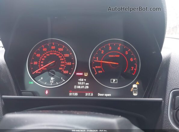 WBA2L1C59HV666167 2017 BMW M2 Black Widok tylnych siedzeń
