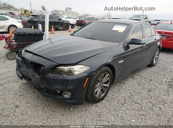 WBA5A7C57GG149149 2016 BMW 5 SERIES Black Vista tres cuartos delantera izquierda