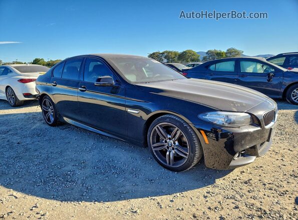 WBA5B1C57GG552770 2016 BMW 5 SERIES Черный Передняя правая четверть