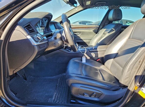 WBA5B1C57GG552770 2016 BMW 5 SERIES Черный Вид салона спереди