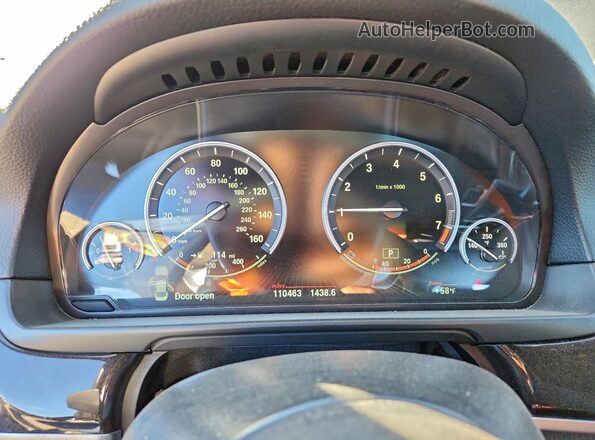 WBA5B1C57GG552770 2016 BMW 5 SERIES Черный Вид щитка приборов