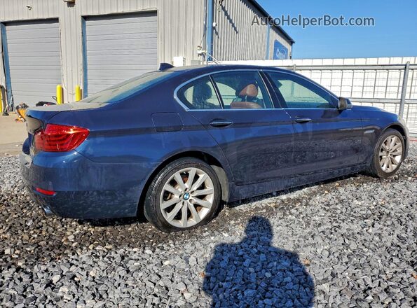 WBA5B3C50GG254914 2016 BMW 5 SERIES Синий Задняя правая четверть