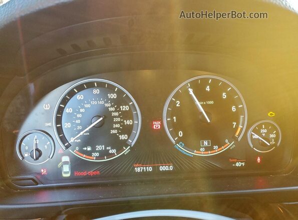 WBA5B3C50GG254914 2016 BMW 5 SERIES Синий Вид щитка приборов