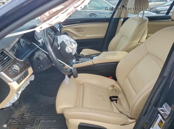 WBA5B3C50GG260163 2016 BMW 5 SERIES Blue Widok wnętrza z przodu