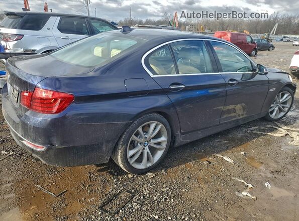 WBA5B3C50GG260163 2016 BMW 5 SERIES Blue Tył prawy