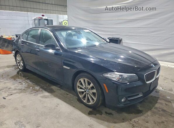 WBA5B3C52GG254624 2016 BMW 5 SERIES Черный Передняя правая четверть