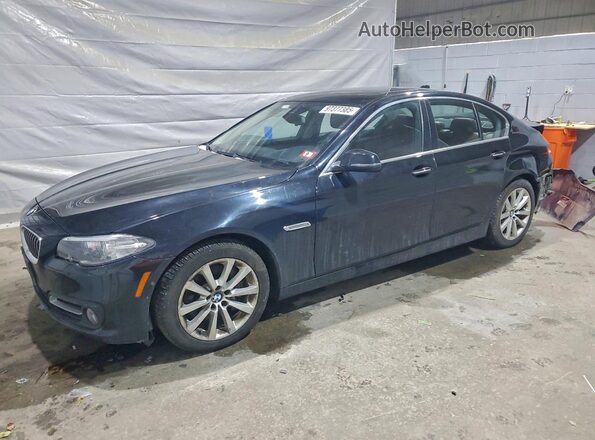 WBA5B3C52GG254624 2016 BMW 5 SERIES Черный Передняя левая четверть