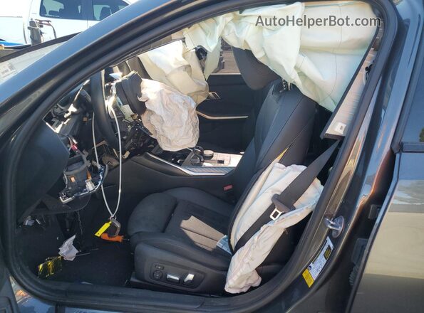 WBA5U7C03LFH22255 2020 BMW M3 Серый Вид салона спереди