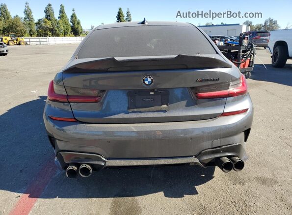 WBA5U7C03LFH22255 2020 BMW M3 Серый Вид сзади