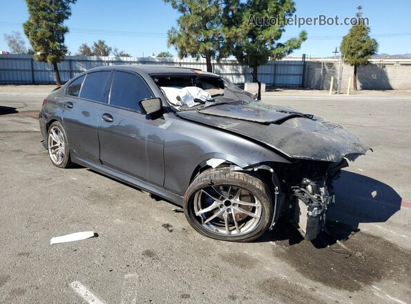 WBA5U7C03LFH22255 2020 BMW M3 Серый Передняя правая четверть