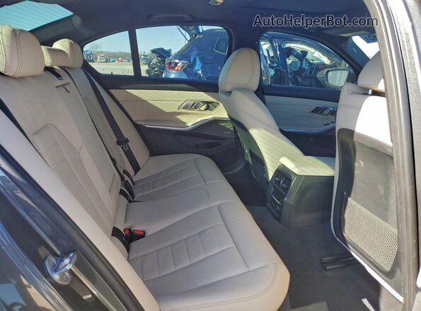 WBA5U7C09LFH48147 2020 BMW M3 Gray უკანა სავარძლების ხედი