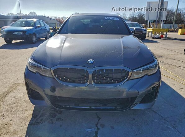 WBA5U7C09LFH48147 2020 BMW M3 Gray წინა ხედი