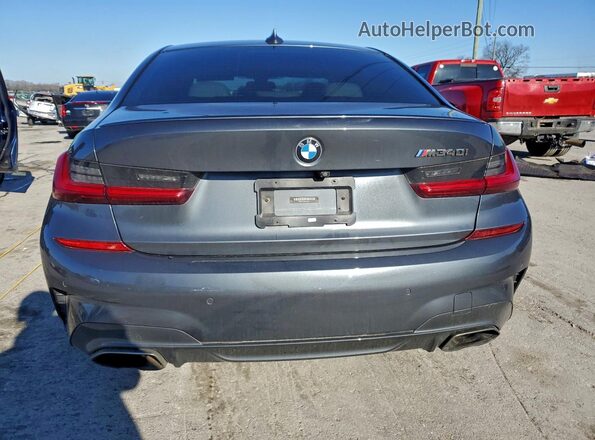 WBA5U7C09LFH48147 2020 BMW M3 Gray უკანა ხედი