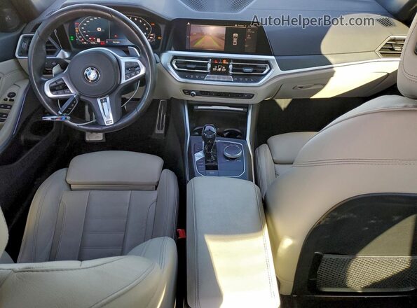 WBA5U7C09LFH48147 2020 BMW M3 Gray წინა პანელის ხედი