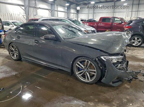 WBA5U9C00LAF54650 2020 BMW M3 Серый Передняя правая четверть