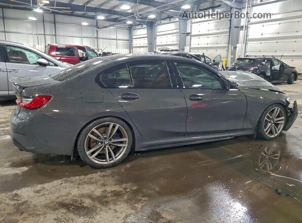 WBA5U9C00LAF54650 2020 BMW M3 Серый Задняя правая четверть
