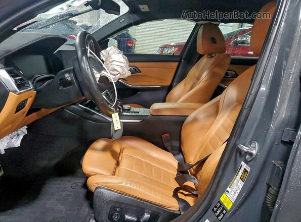 WBA5U9C00LAF54650 2020 BMW M3 Серый Вид салона спереди
