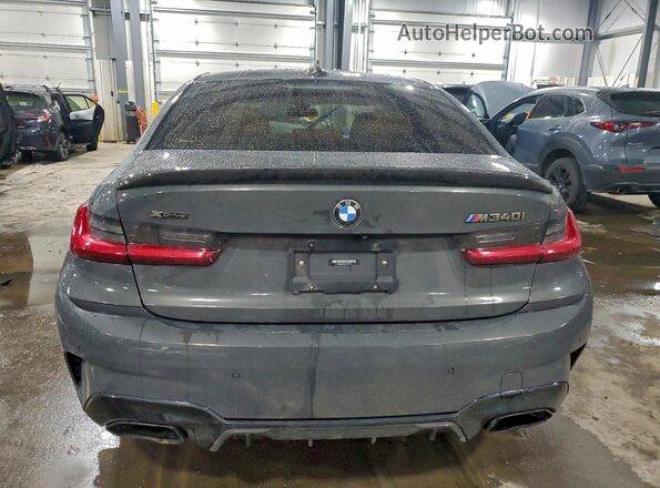 WBA5U9C00LAF54650 2020 BMW M3 Серый Вид сзади
