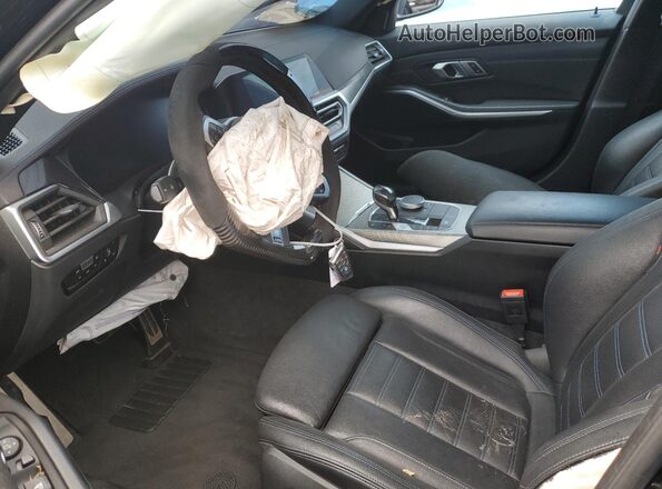 WBA5U9C04LFJ90720 2020 BMW M3 Черный Вид салона спереди