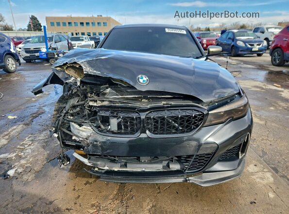 WBA5U9C06LFH04893 2020 BMW M3 Black Widok z przodu