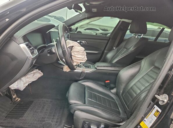 WBA5U9C06LFH04893 2020 BMW M3 Black Widok wnętrza z przodu