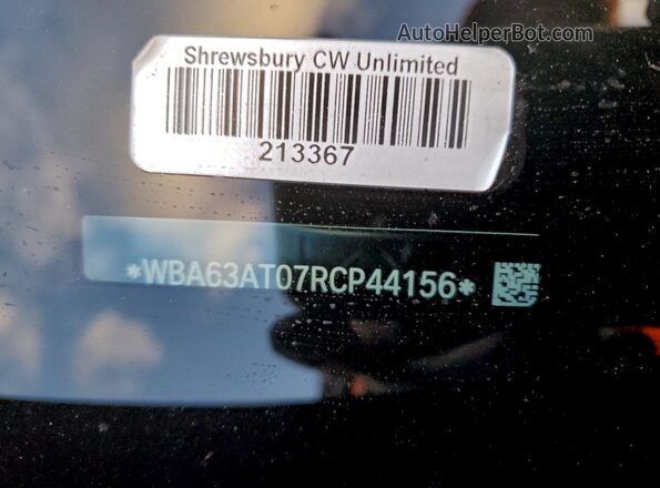 WBA63AT07RCP44156 2024 BMW M4 Black Вид підкапотного простору