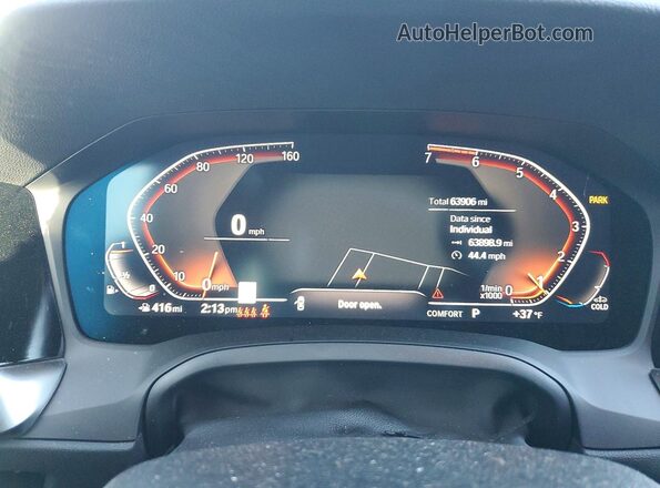 WBA63AV03NFM75305 2022 BMW OTHER Black Սարքավորումների վահանակի տեսք