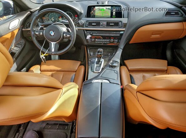 WBA6D4C50GD976955 2016 BMW OTHER Синий Вид панели приборов