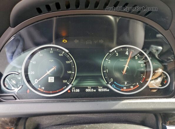 WBA6D4C50GD976955 2016 BMW OTHER Синий Вид щитка приборов