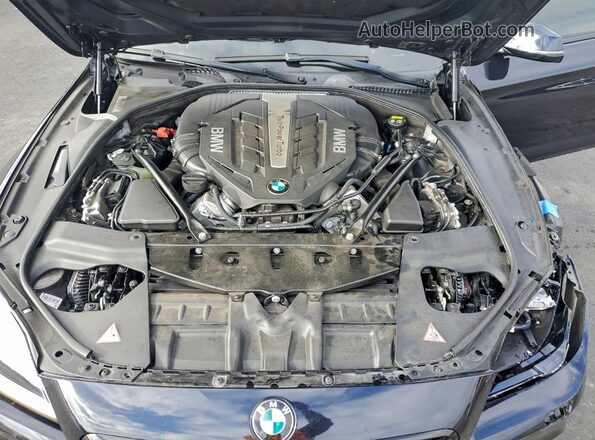 WBA6D4C50GD976955 2016 BMW OTHER Синий Вид задней части салона