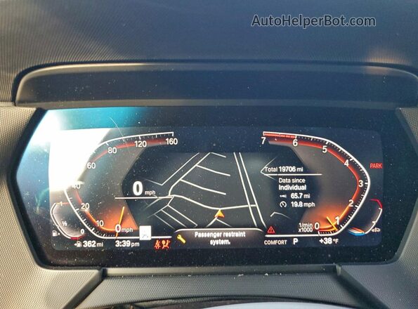 WBA73AK04P7L61206 2023 BMW OTHER Серебряный Вид щитка приборов