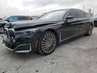 2020 Bmw 740 I Черный vin: WBA7T2C02LGL17252