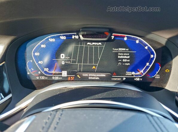 WBA7U2C1XMCF75598 2021 BMW OTHER Black Vista del cuadro de instrumentos