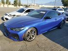 2022 Bmw M440i Blue vin: WBA83AP00NCJ94053