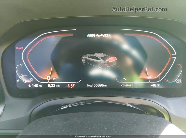 WBA83AP02NCK07160 2022 BMW M4 Белый Вид задних сидений