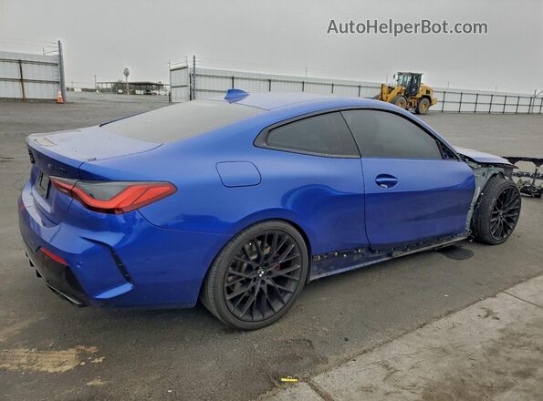 WBA83AP02PCM02193 2023 BMW M4 Blue Tył prawy
