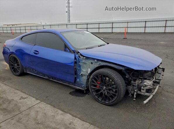 WBA83AP02PCM02193 2023 BMW M4 Blue Przód prawy